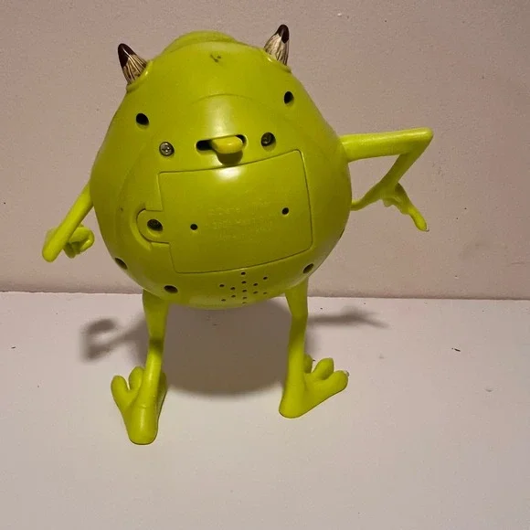 Disneu Hasbro 2001 Monsters Inc Mike Wazowski 8" Talking Figure Green Vintage - Picture 4 of 7